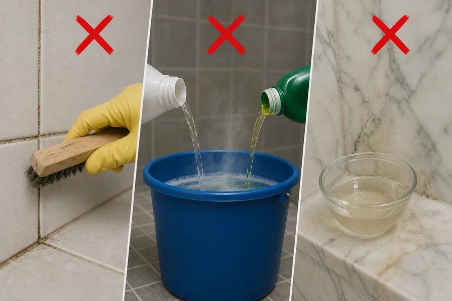 Common Shower Tile Cleaning Mistakes