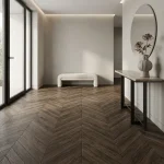 Dark Walnut Oak Parquet Flooring