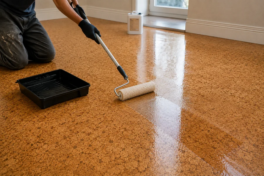 Deep Clean & Refinish Cork Flooring