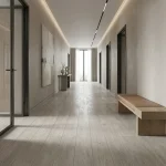 Elegant Ivory White Oak Parquet Flooring
