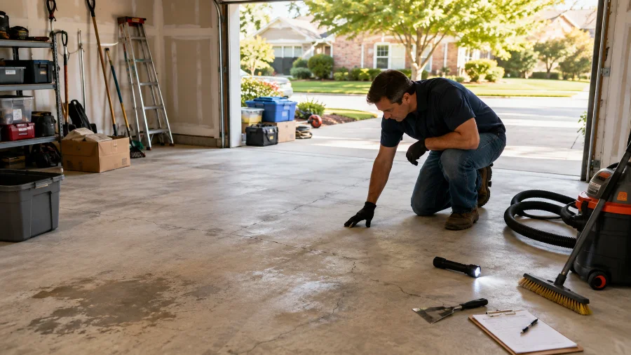Empty the Garage and Inspect