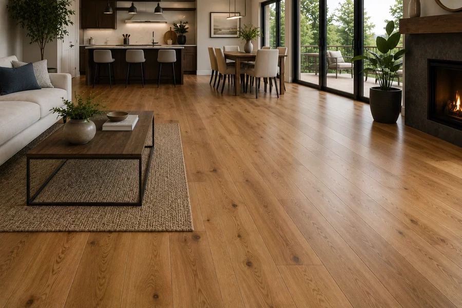 Engineered Hardwood with Aluminum Oxide Finish