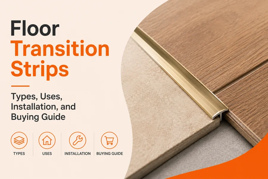 Floor Transition Strips | Types, Uses, Installation, and Buying Guide