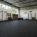 Heavy-Duty Dot Rubber Floor