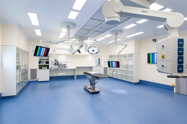 Homogenous Vinyl hospital flooring