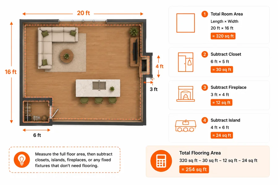 How to Calculate Square Feet for Flooring
