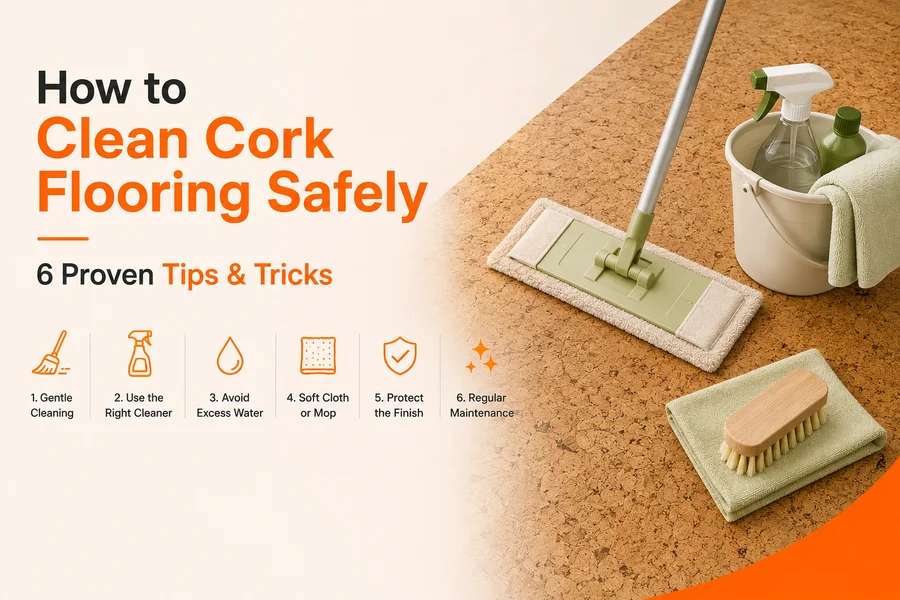 How to Clean Cork Flooring Safely | 6 Proven Tips & Tricks