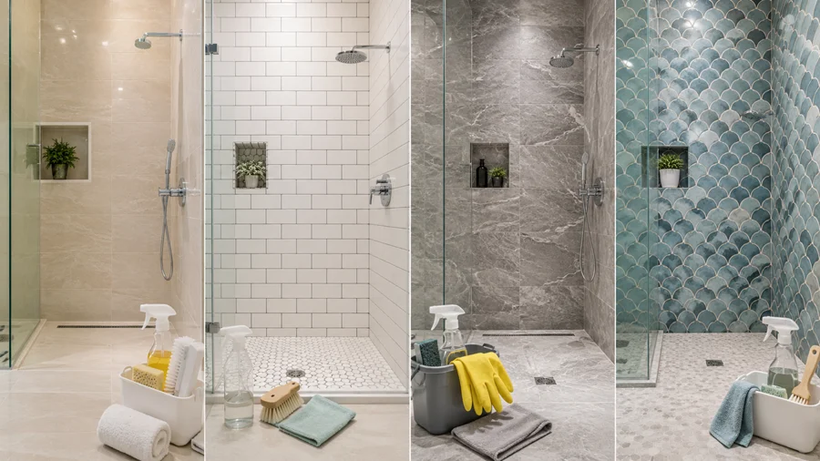 How to Clean Different Types of Shower Tiles
