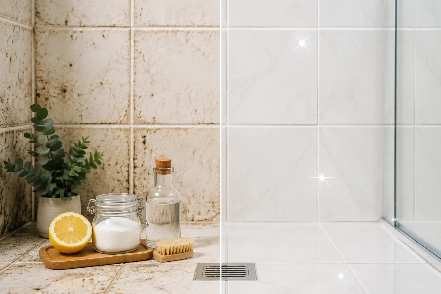 How to Clean Shower Tiles Naturally