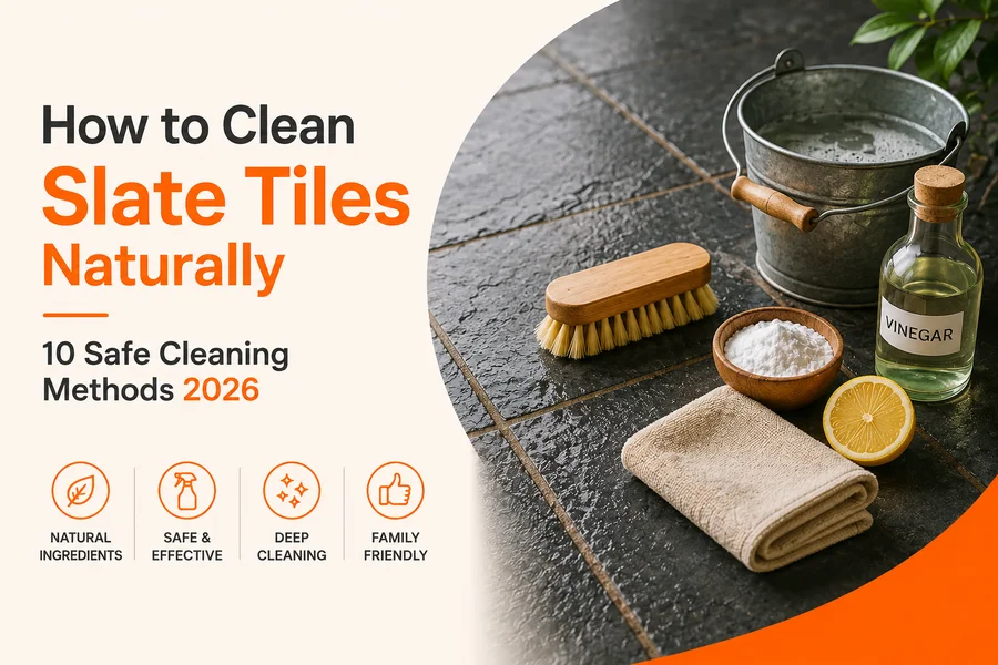 How to Clean Slate Tiles Naturally