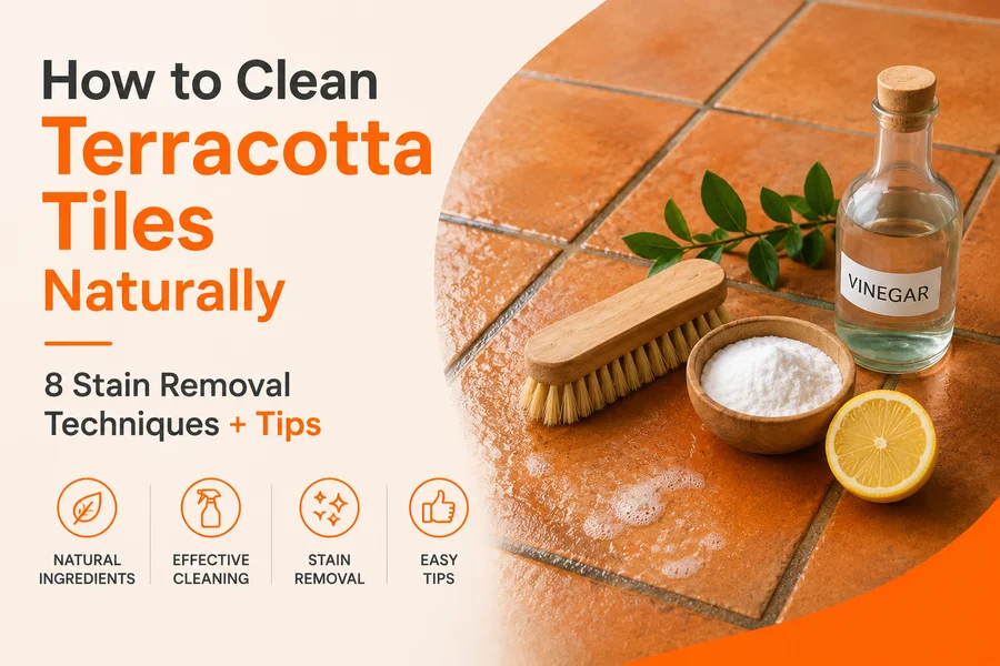 How to Clean Terracotta Tiles Naturally