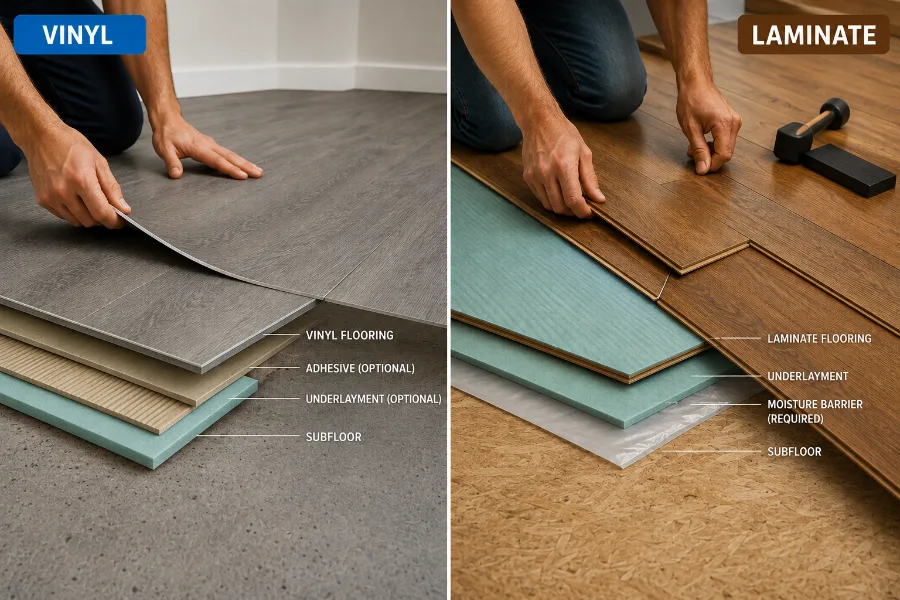 Installation and Underlayment