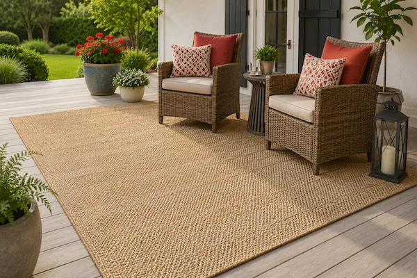 Inviting Wicker Patio