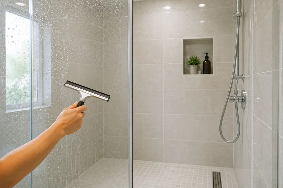 Keep Shower Tiles & Grout Clean Longer