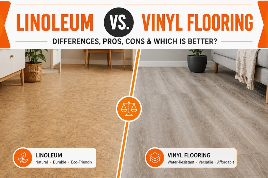 Linoleum vs. Vinyl Flooring