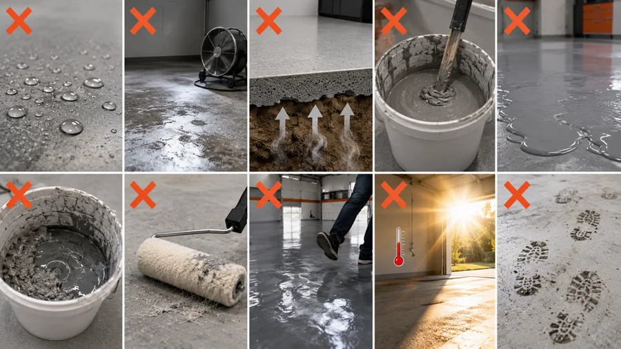 Mistakes That Ruin Epoxy Floors