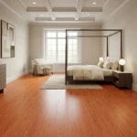 Modern Style Warm Walnut Laminate Flooring