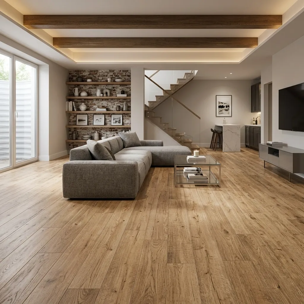 Natural Honey Oak Parquet Flooring