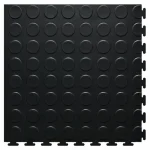 ( PVC Coin Mat - Black )