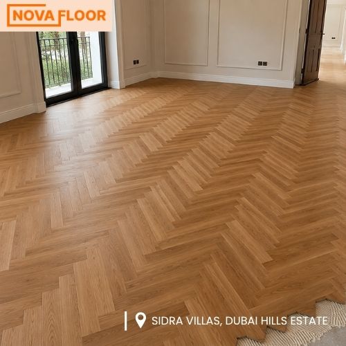 Parquet flooring instllation 1