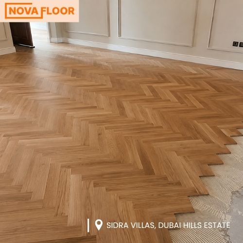 Parquet flooring instllation 1
