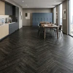 Premier Charcoal Black Herringbone Flooring