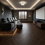 Premium Dark Walnut SPC Flooring