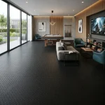 Premium Quality Black Rubber Diamond Tiles