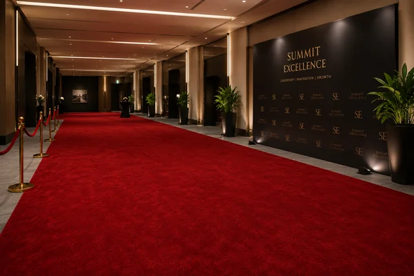 Red Corporate & VIP Carpet