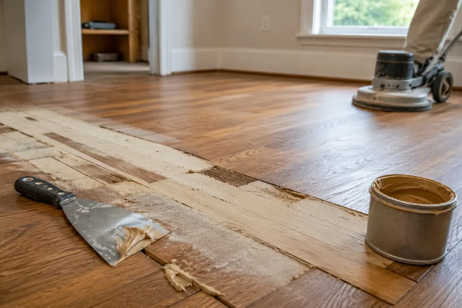 Repair the Floor Before You Sand