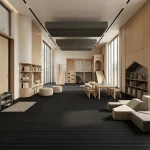 Ribbed Anti-Slip Rubber Tile
