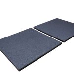(Rubber Tile Plain Grey 20mm) ZS