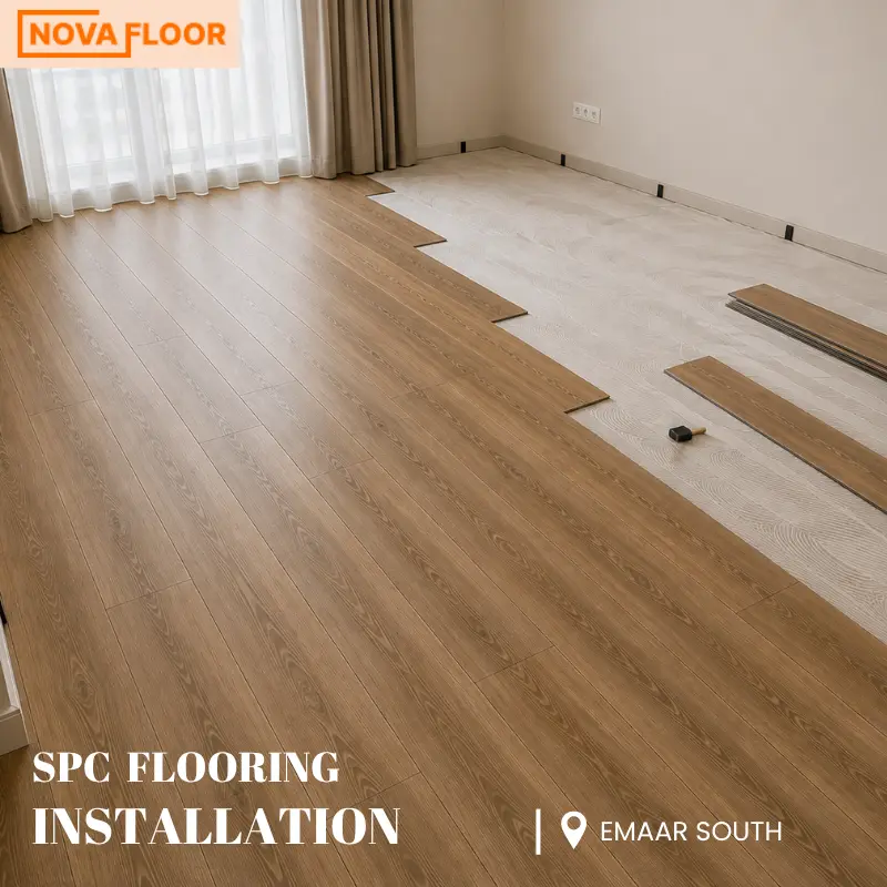 SPC Flooring Installation in Emaar South