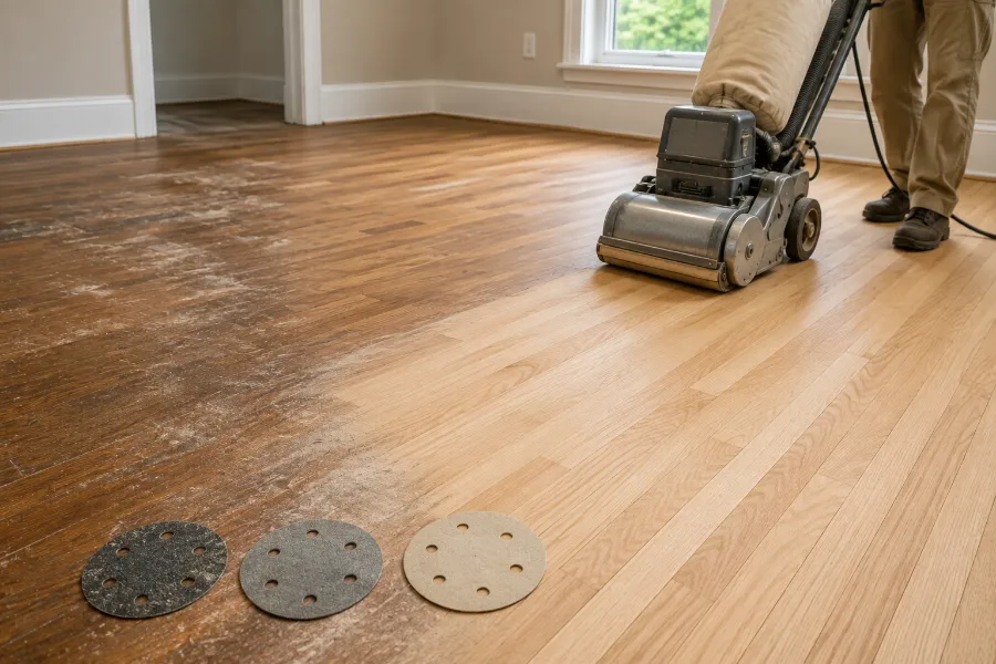 Sand the Floor from Coarse to Fine