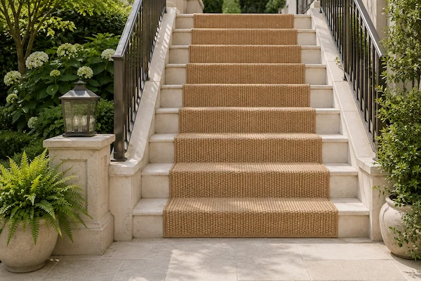 Sisal Carpet Stairs project
