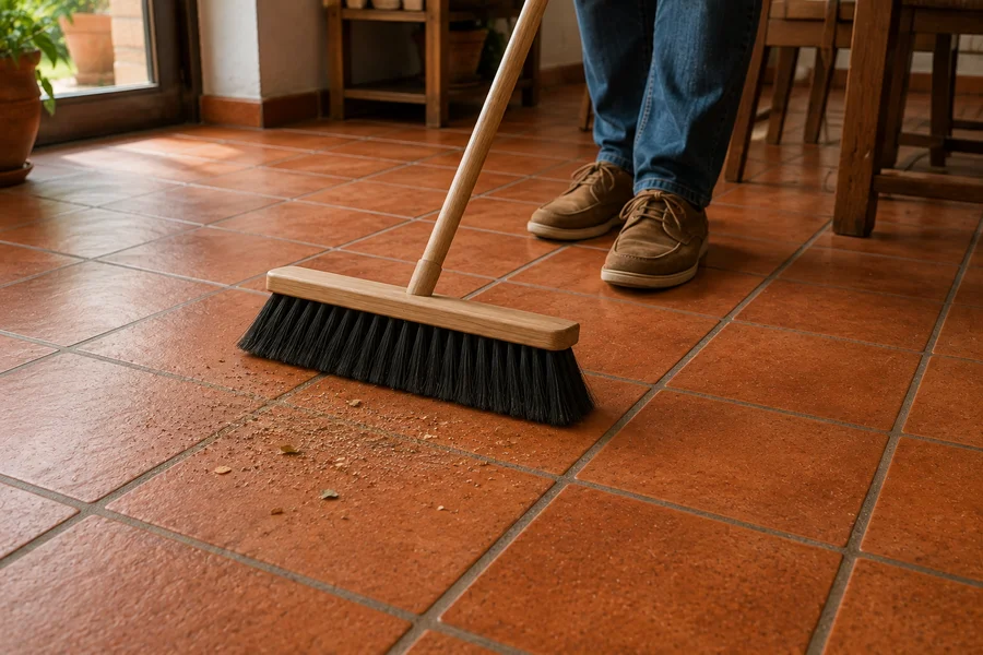 Step 1 – Sweep or Vacuum First