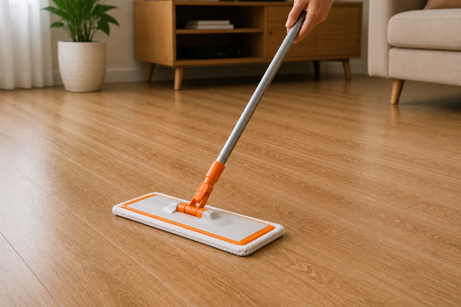 Step 4 Clean With a Microfiber Mop