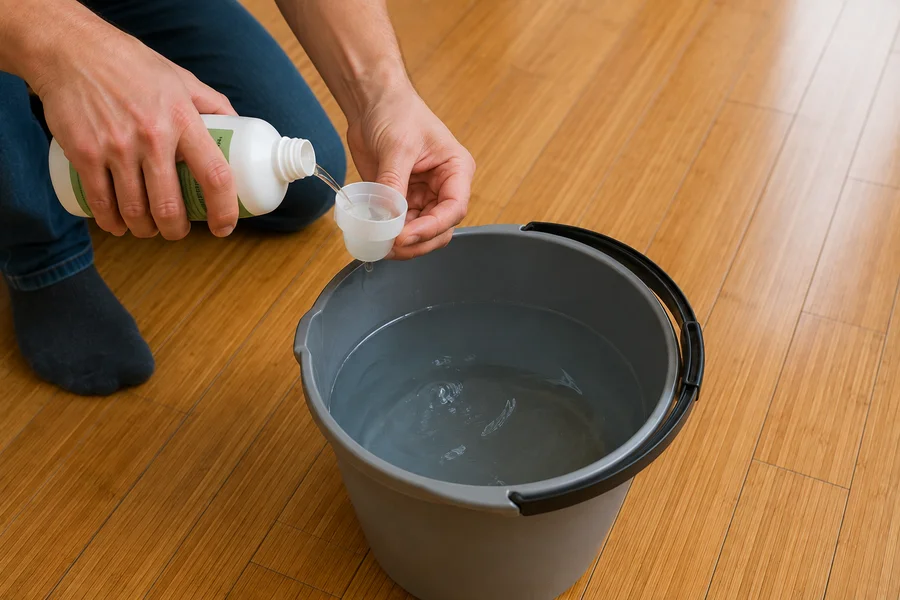Step 4 – Mix or Load Cleaner Correctly