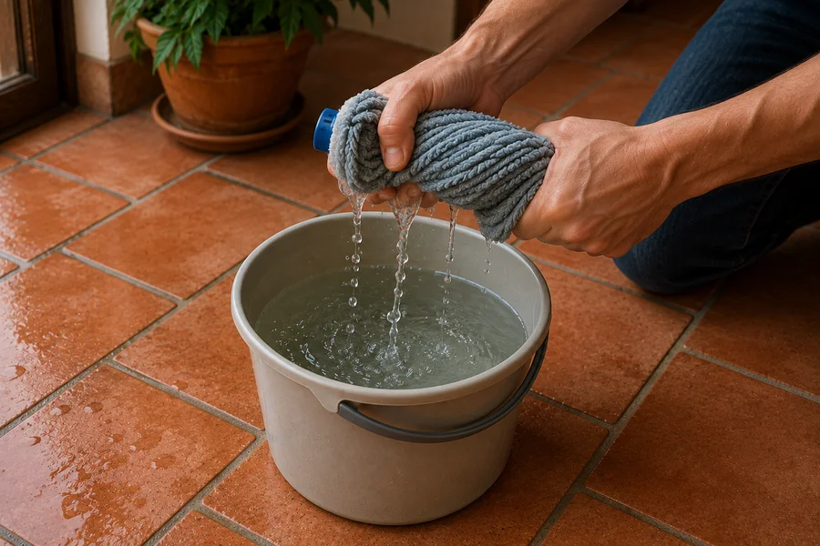 Step 4 – Rinse With Clean Water