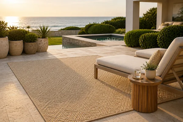 Sunlit Coastal Patio