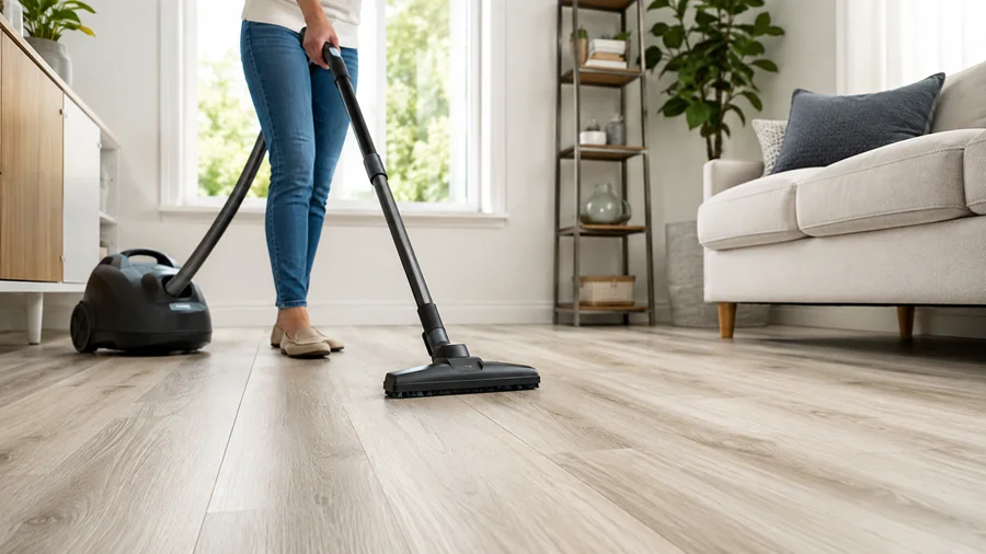 Sweep or Vacuum First