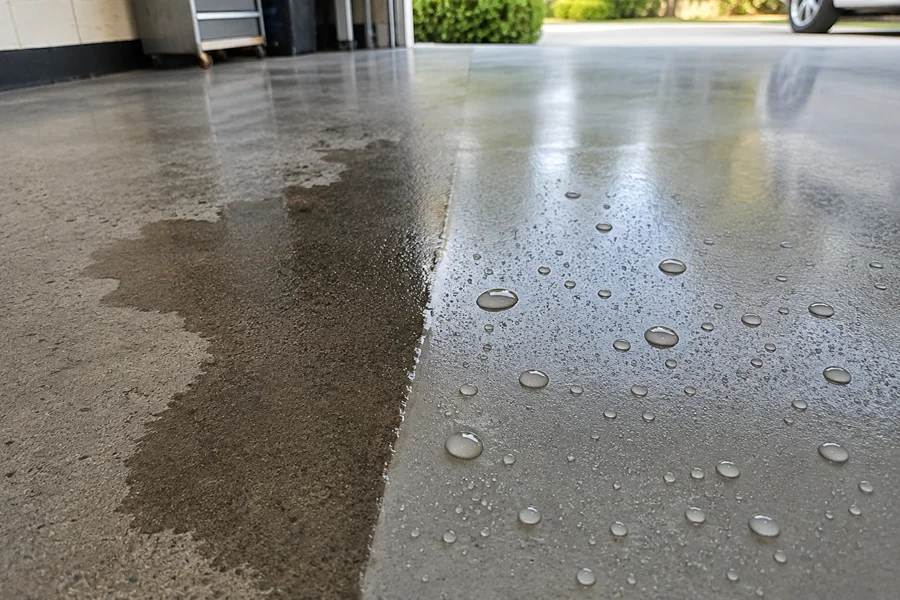 The water bead test (checks for sealers)