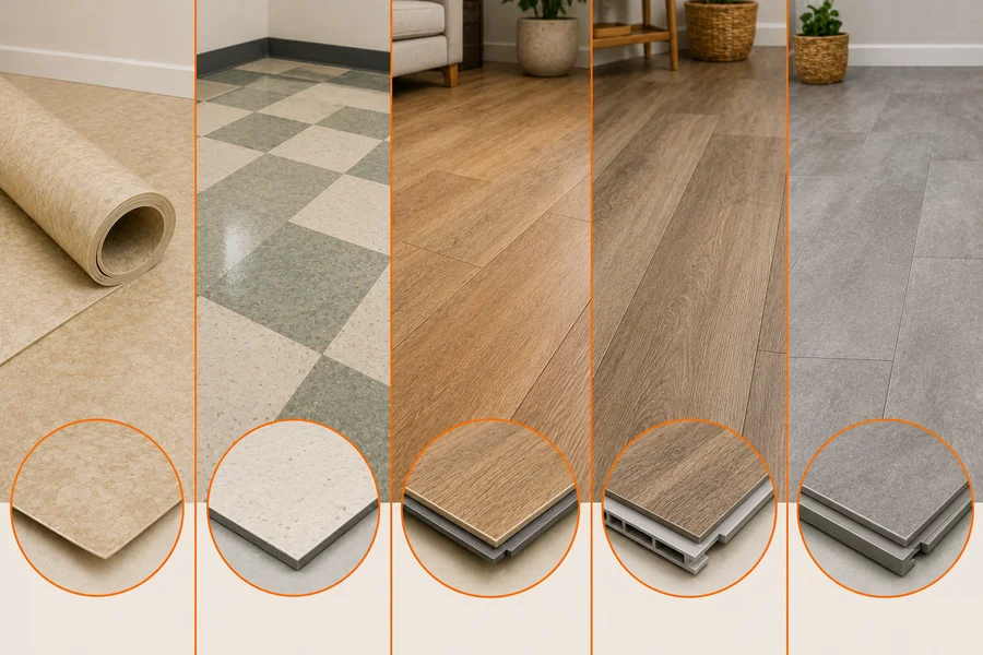 Types of Vinyl Flooring