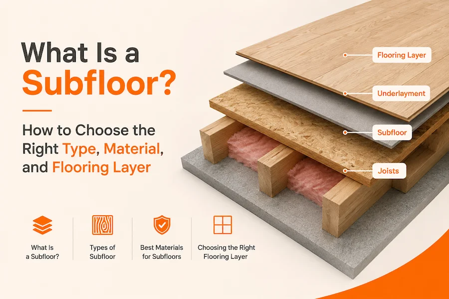 What Is a Subfloor_ How to Choose the Right Type, Material, and Flooring Layer