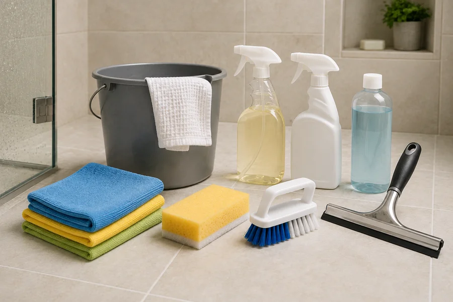 What You Need to Clean Shower Tiles & Grout