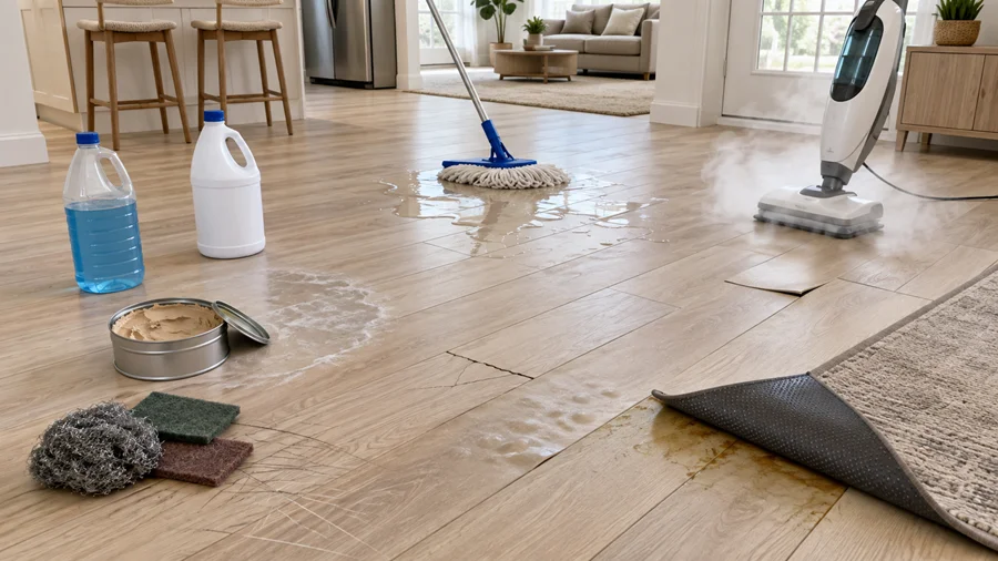 What to Avoid When Cleaning Vinyl Flooring