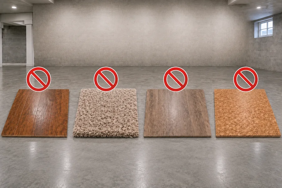 What to Avoid in a Basement