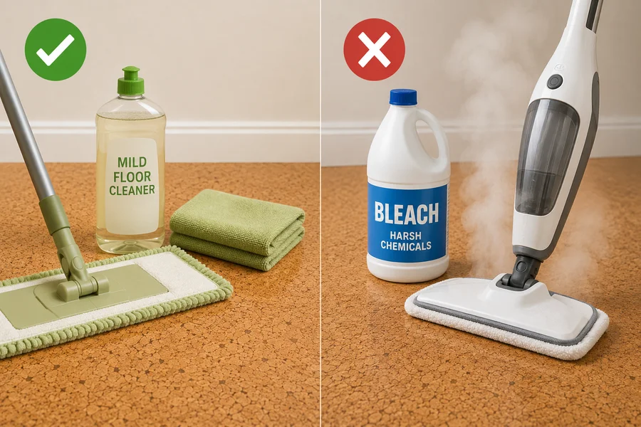 What to Clean Cork Floors With : Avoid