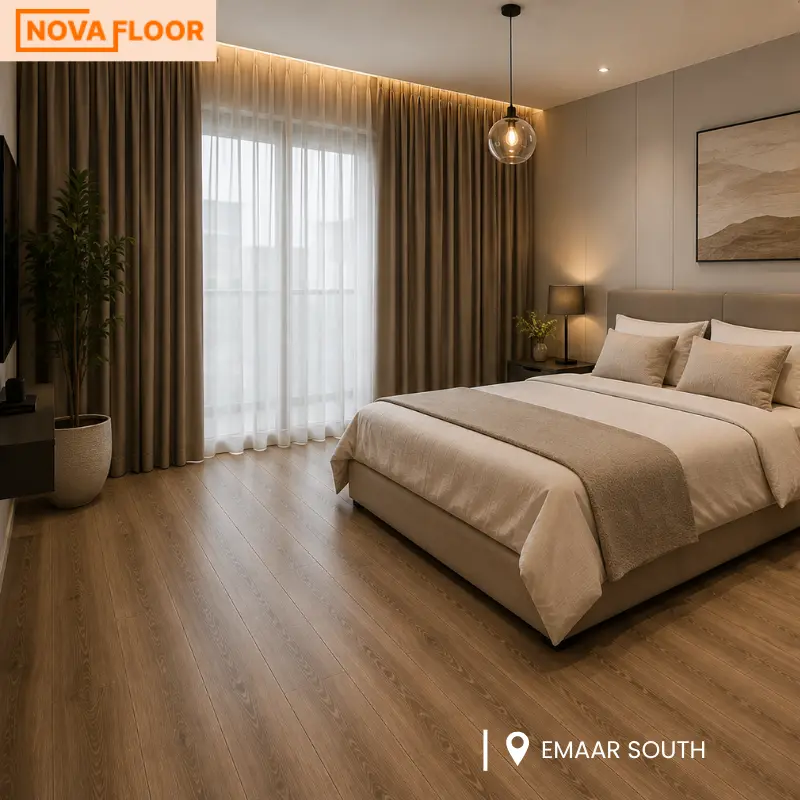 bedroom Flooring Installation in Emaar South