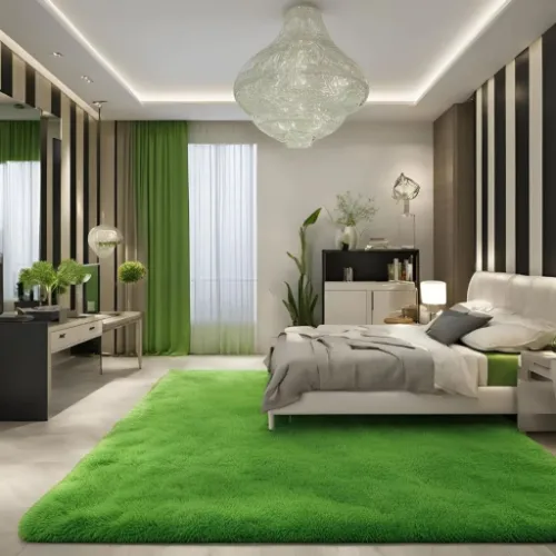 green carpet